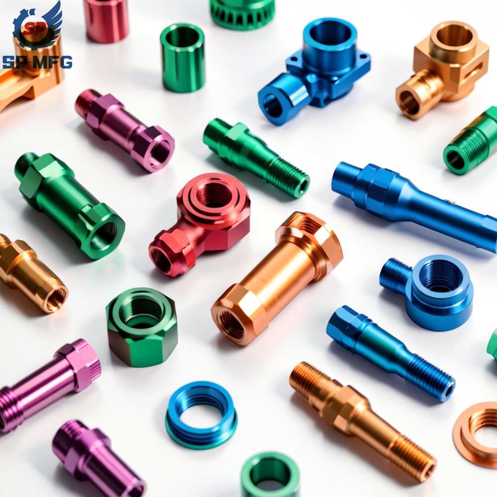 Custom CNC Machining Anodized Aluminum Precision CNC Turning Metal Machining Milling Manufacturer Service Parts