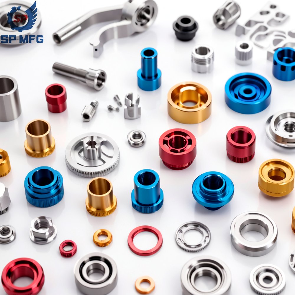 Custom CNC Machining Anodized Aluminum Precision CNC Turning Metal Machining Milling Manufacturer Service Parts