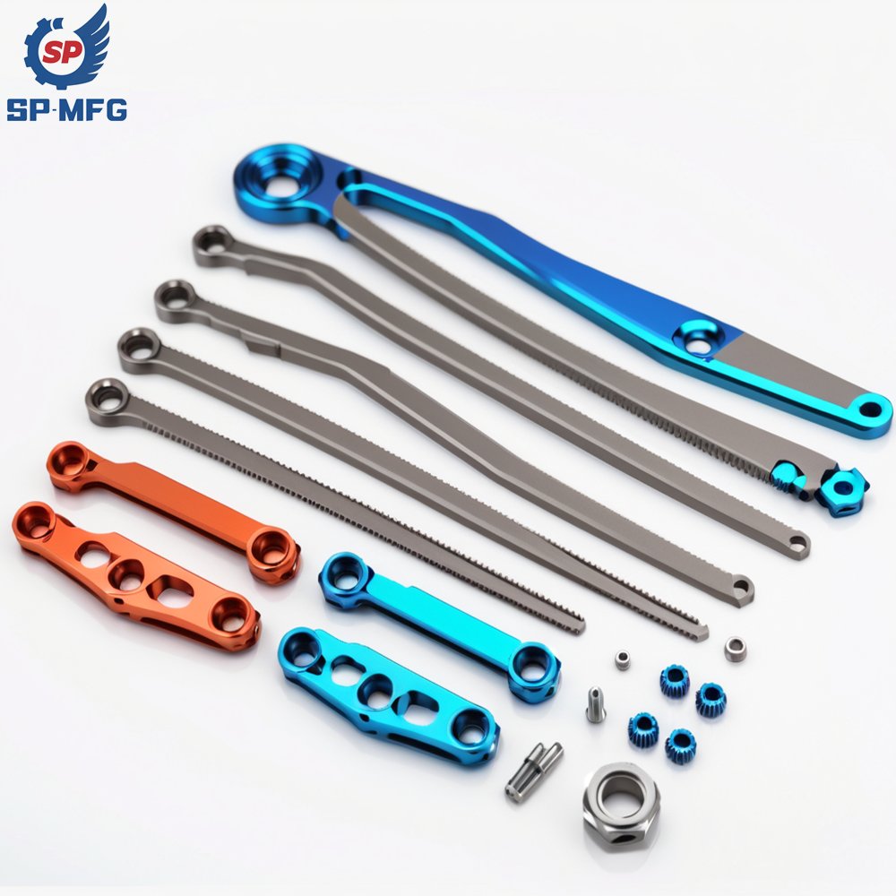 Custom CNC Machining Anodized Aluminum Precision CNC Turning Metal Machining Milling Manufacturer Service Parts