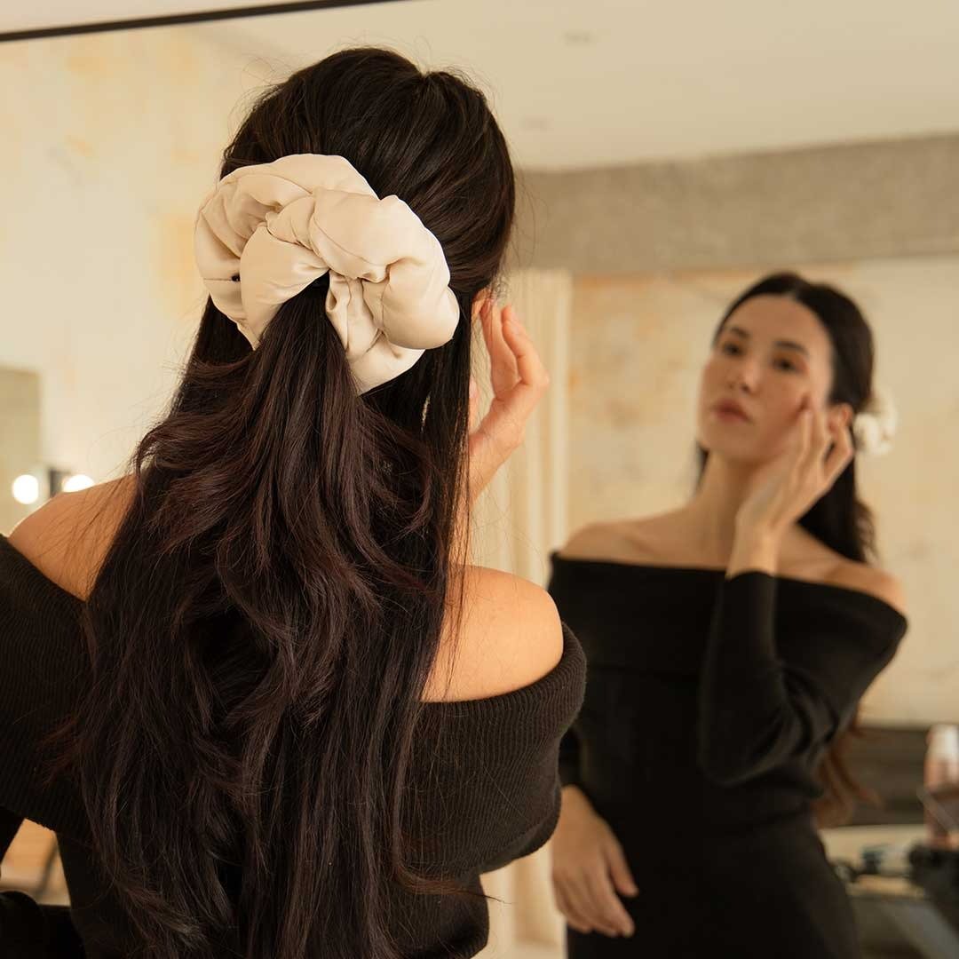 100% Mulberry Silk Scrunchies Wholesale Silk Scrunchies Hair Accessories Ponytail Scrunchie Bridesmaid Proposal Holiday Gift