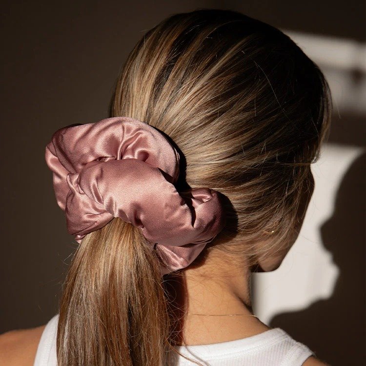 100% Mulberry Silk Scrunchies Wholesale Silk Scrunchies Hair Accessories Ponytail Scrunchie Bridesmaid Proposal Holiday Gift