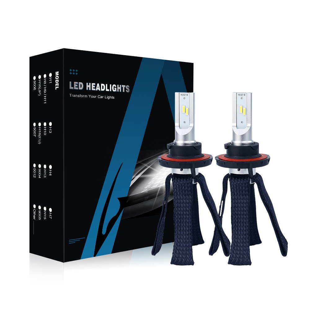 Aurora Newest G10J H15 9005 9006 H8 H9 H11 H7 5200K-5700K 12000Lm 48W Copper Braid Car H4 Led Headlight Bulbs