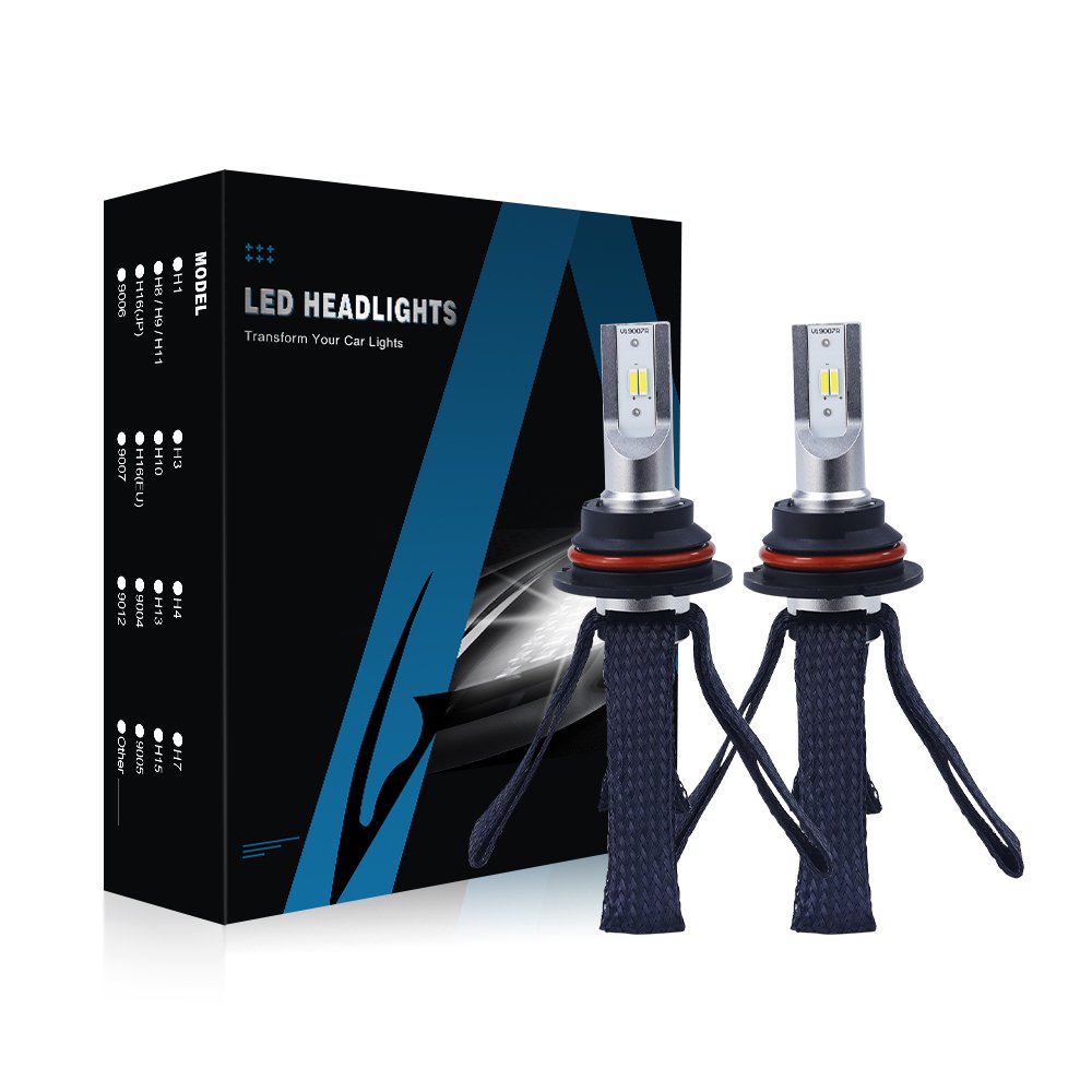 Aurora Newest G10J H15 9005 9006 H8 H9 H11 H7 5200K-5700K 12000Lm 48W Copper Braid Car H4 Led Headlight Bulbs