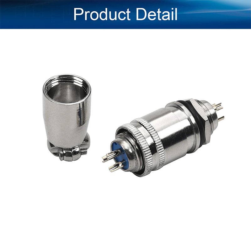 High Quality Heyiarbeit Aviation Connector 2P 3A XS10 Waterproof Male Female Wire Panel Power Chassis Metal Fittings Connector