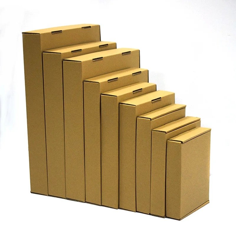 Wholesale Custom Aircraft Carton Packaging High-Durable Kraft Paper Corrugated Board UV Stamping Embossing Mail Shipping Gift