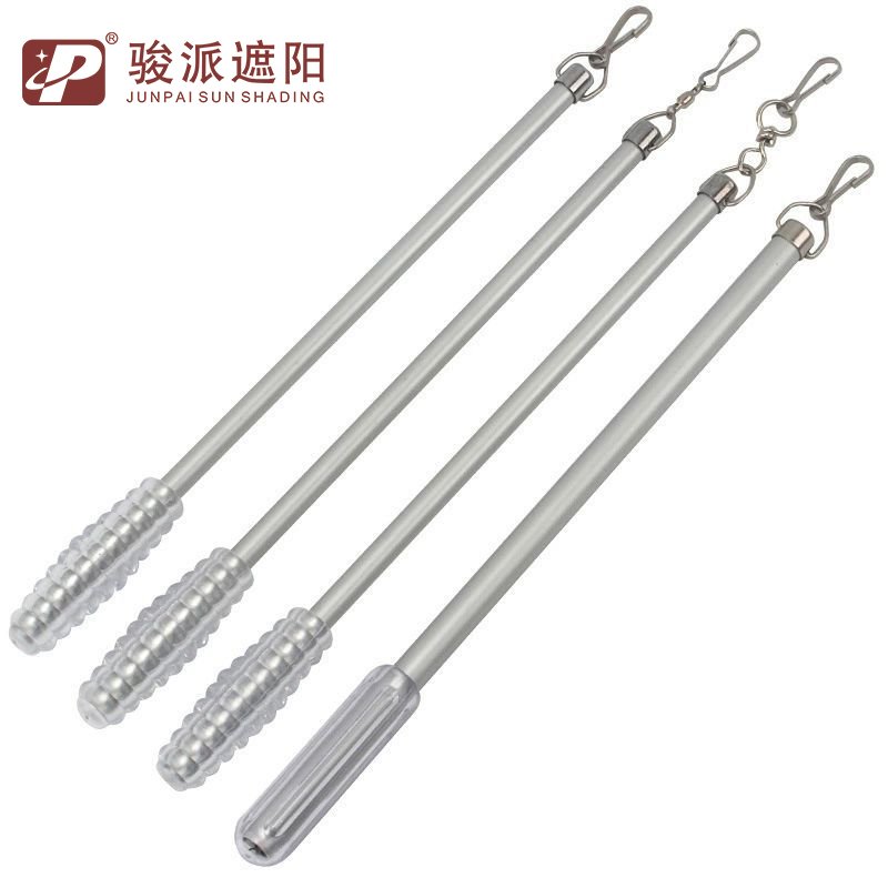Heavy Duty Aluminum Curtain Pull Rod Hotel Pulling Rod White Pull Wand for Project