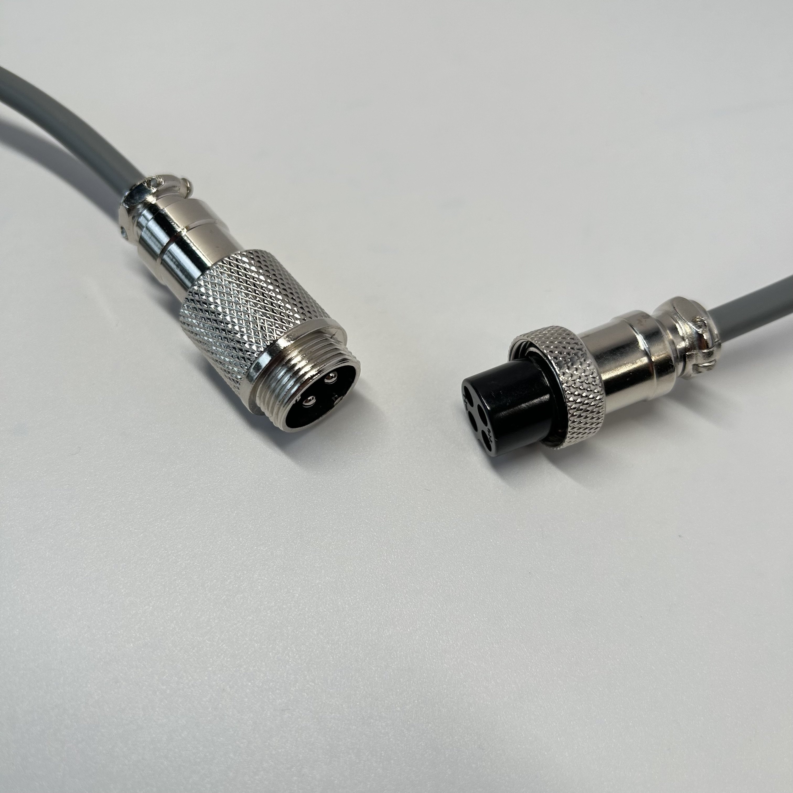 BSUN Durable Custom Customize Gray Type c Spring Spiral Usb Cable Mechanical Keyboard Coiled Cable Keyboard