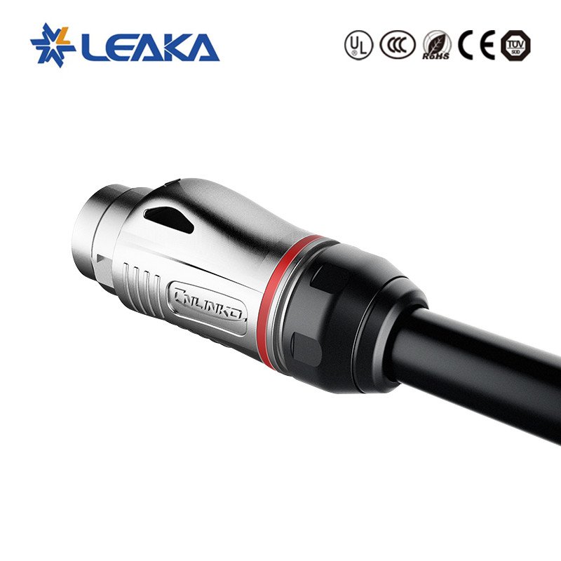 BD24 Series 3pin Metal Aviation Plug Socket Industrial IP67 Waterproof Electrical Cable Push Pull Connector for Power
