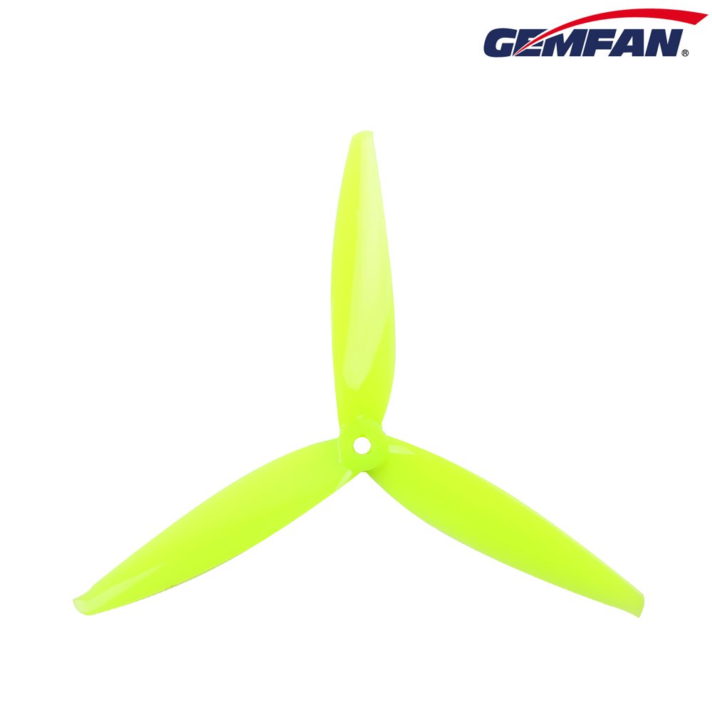GEMFAN 3-Blade Multi-rotor Drone Props 7040 Flash PC Black FPV Drone Propeller for Drone DIY Spare Parts