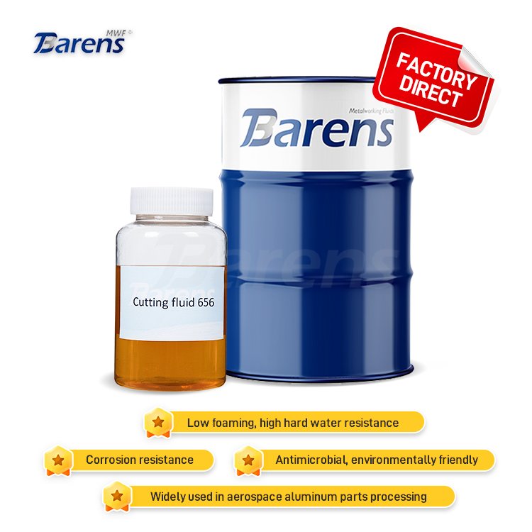 Barens 656 Cutting Fluid Used in Lathe Machine for Aerospace