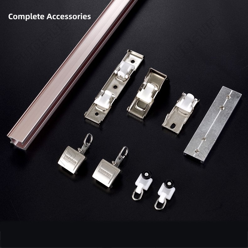 Heavy Duty Factory Competitive Price Elegant Metal Curtain Rail Set for Window