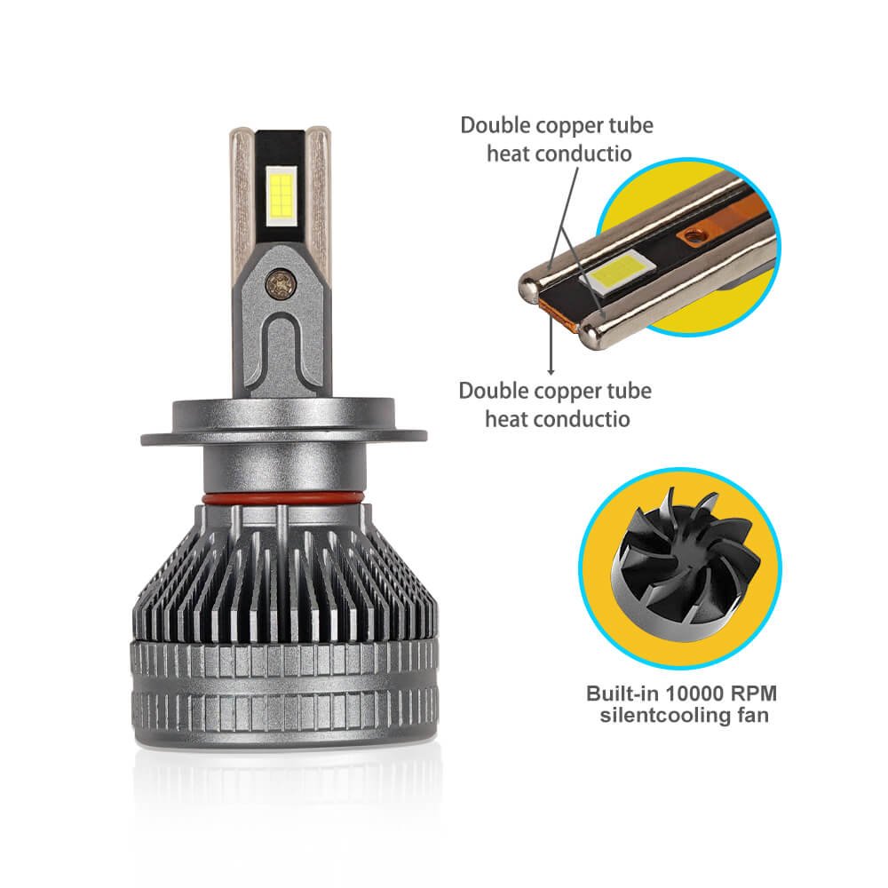 Good Price 170W 20000Lm H11 H4 H7 9005 9006 LED Headlight Bulb Accessories for Car Led Car Light Canbus Auto Led Headlight