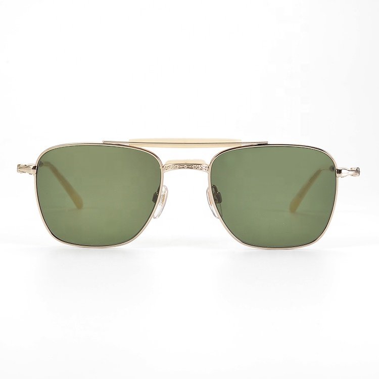 Metal Stainless Nickel Polarized Pilot Aviation Sunglasses Gafas De Sol