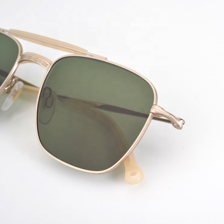 Metal Stainless Nickel Polarized Pilot Aviation Sunglasses Gafas De Sol