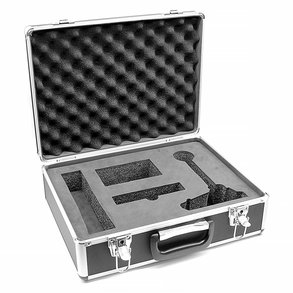 Black Flight Case Professional Aviation Aluminum Alloy Tool Carrying Case For Equipment