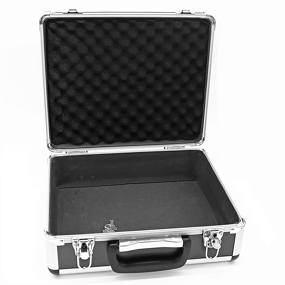 Black Flight Case Professional Aviation Aluminum Alloy Tool Carrying Case For Equipment