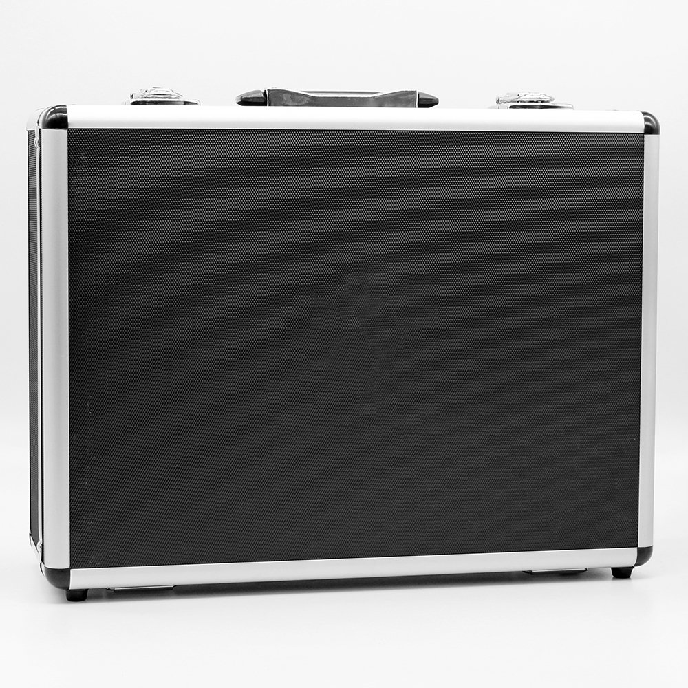 Black Flight Case Professional Aviation Aluminum Alloy Tool Carrying Case For Equipment