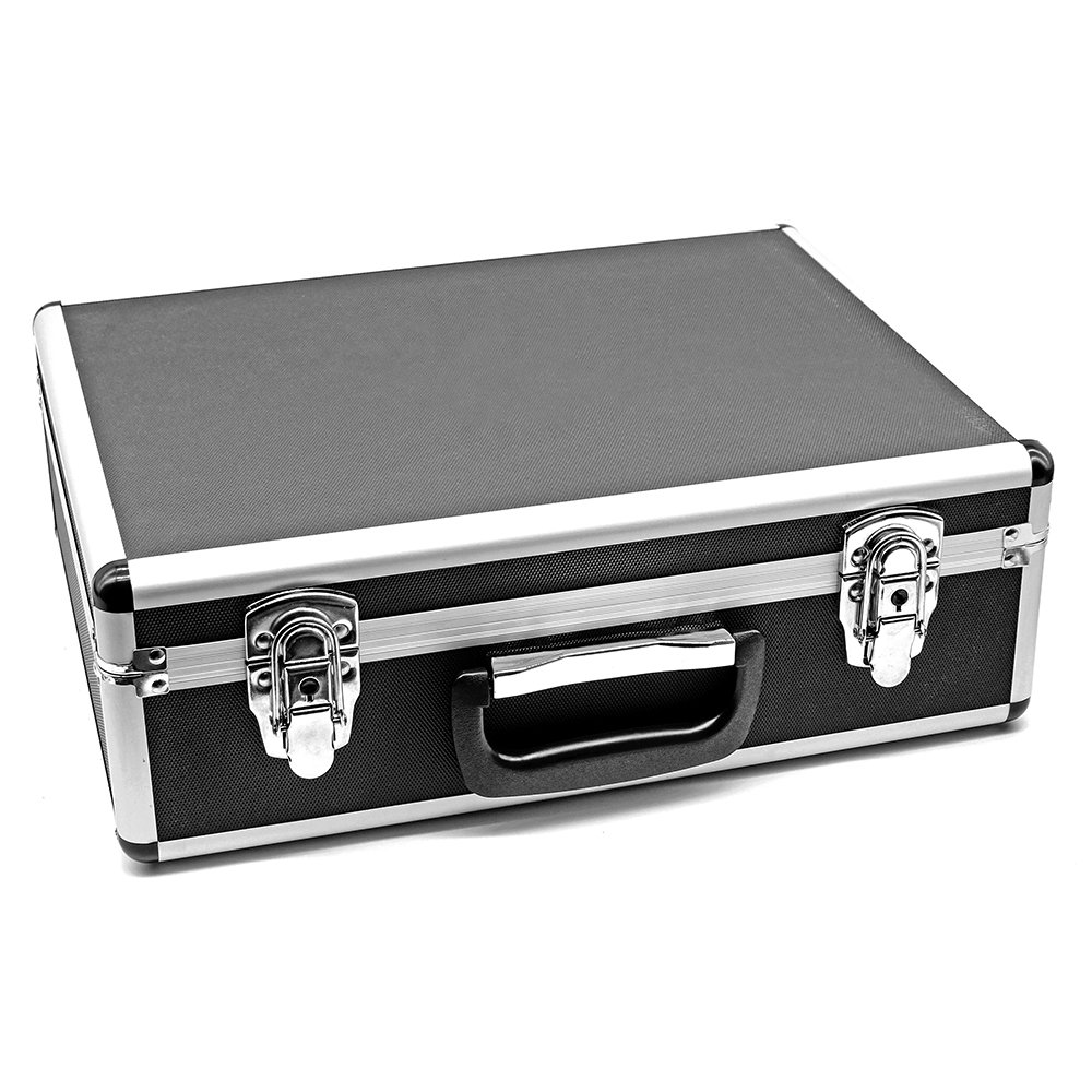 Black Flight Case Professional Aviation Aluminum Alloy Tool Carrying Case For Equipment