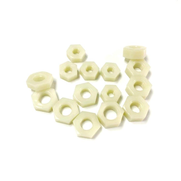 Insulation fastening hexagon nut nylon nut high strength fastener M6-M20 electronic accessories & supplies