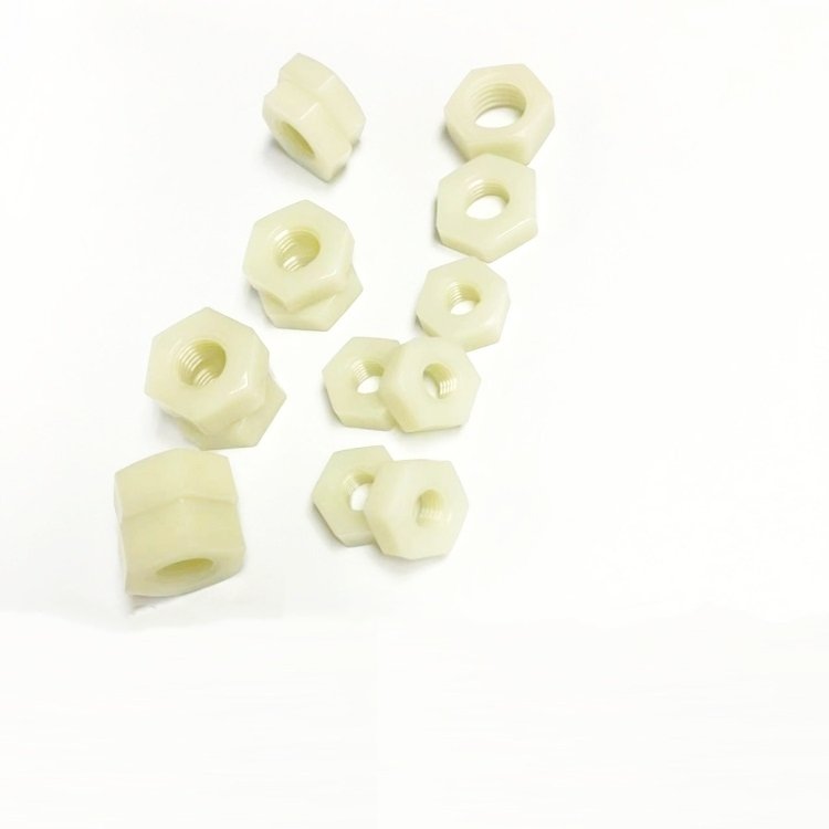Insulation fastening hexagon nut nylon nut high strength fastener M6-M20 electronic accessories & supplies