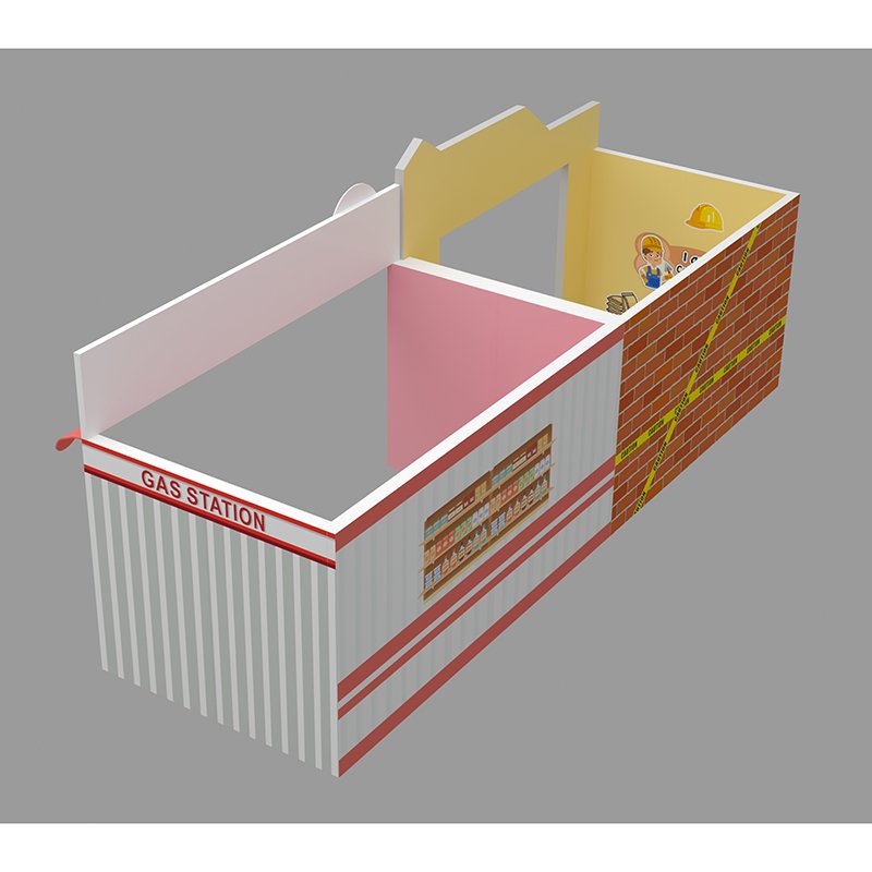 Sweet Themed Castle Kids Sports Aircraft Cabin Model Playground Indoor Play Center Small Indoor Playground