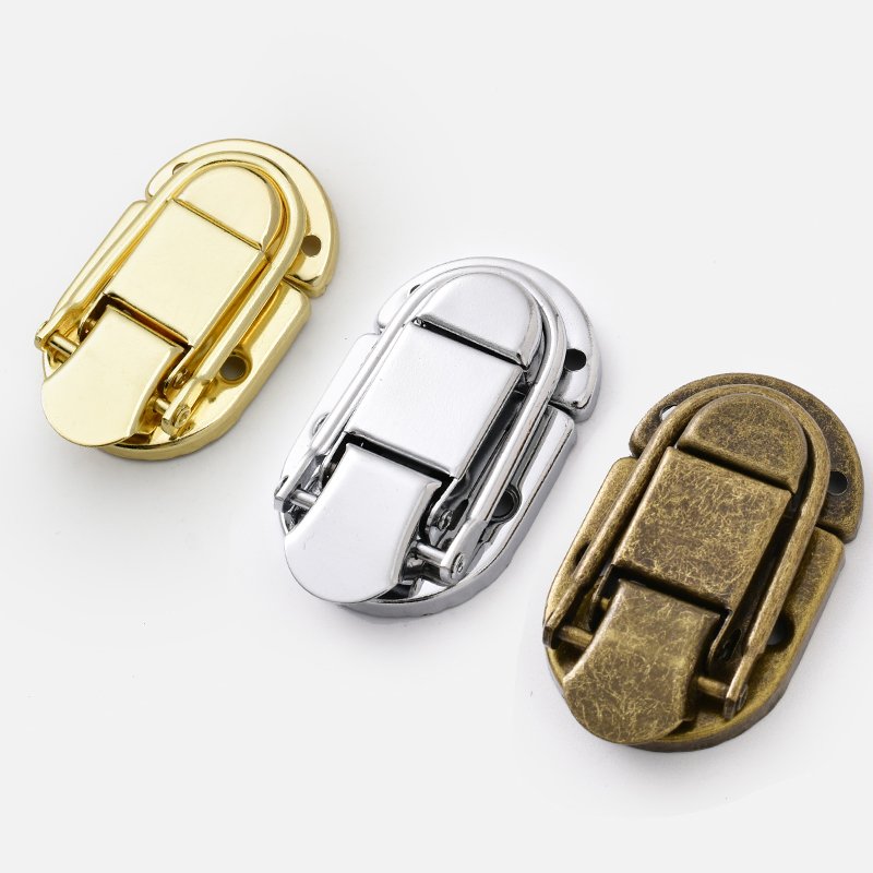 Metal Lock Catch Latches for Gift Wine Box Buckle Clasp Accessories Box Lock, for Toolbox, Aviation Cases