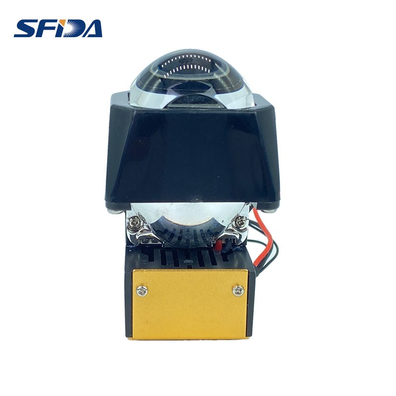 Car Accessories 12V 65W Led Projector Headlight Mini 1.8 Inch Matrix Bi Led Projector Lens