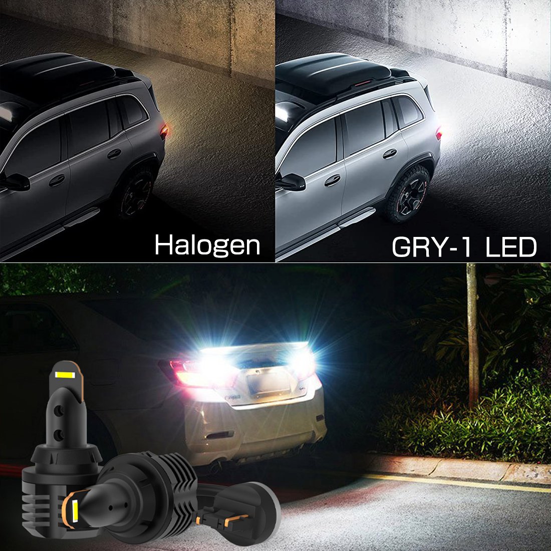 Gview New Style GRY 20W 1860CSP Chips 2000lm 7440 Auto Led Reverse Light Backup Lights Car Led Headlight for Car Accessories