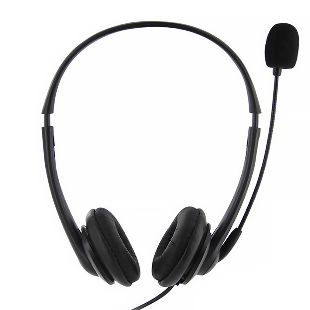 Hot Selling Call Center Earphone Wired Headset Wih Sound Bass Head Phones Airline Accessories