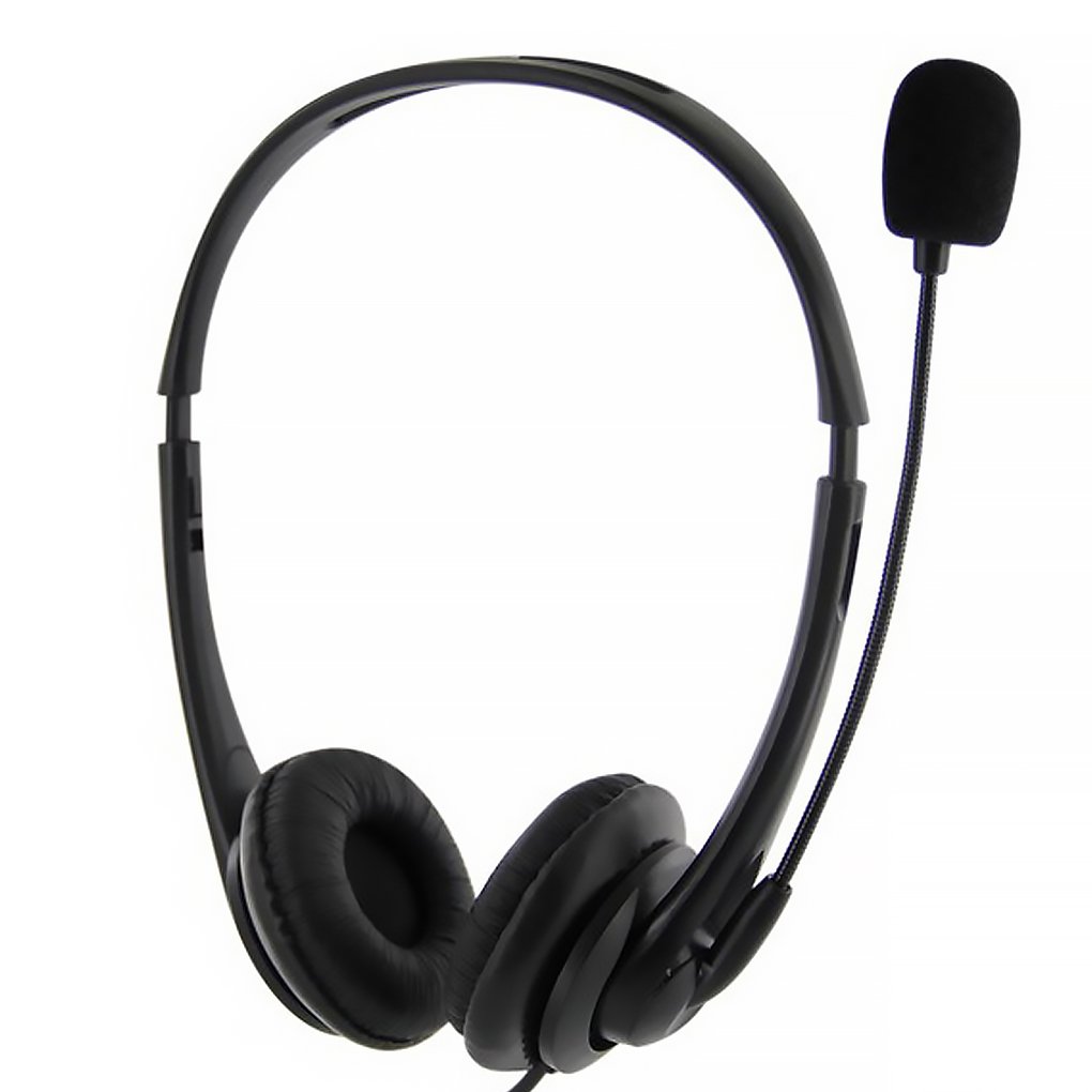 Hot Selling Call Center Earphone Wired Headset Wih Sound Bass Head Phones Airline Accessories