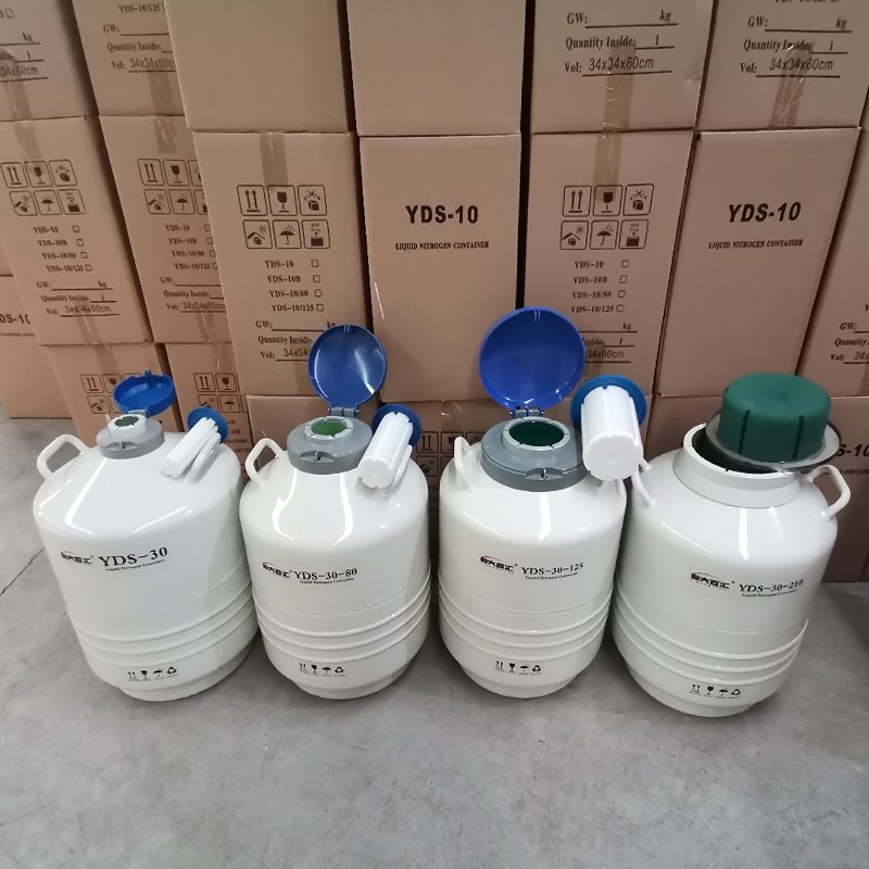 Liquid Nitrogen Container YDS-35 80mm Liquid Nitrogen Tanks for Automotive Assembly Lines Liquid Nitrogen to Shrink Screw