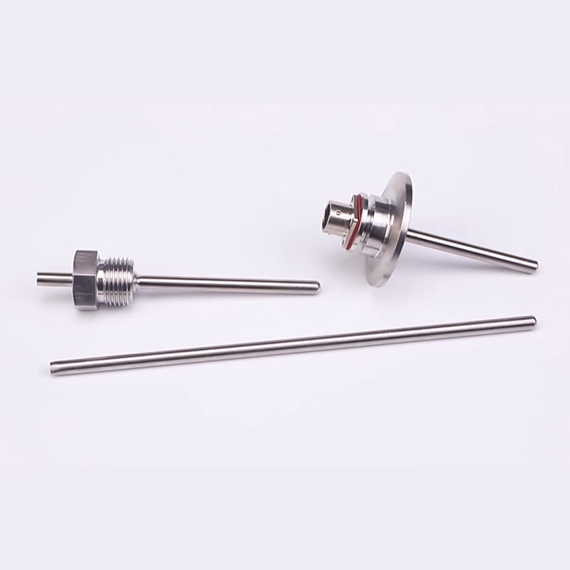 Smart Electronics Custom NTC accessories Aviation plug type PT100 RTD M16 thread temperature sensor probe