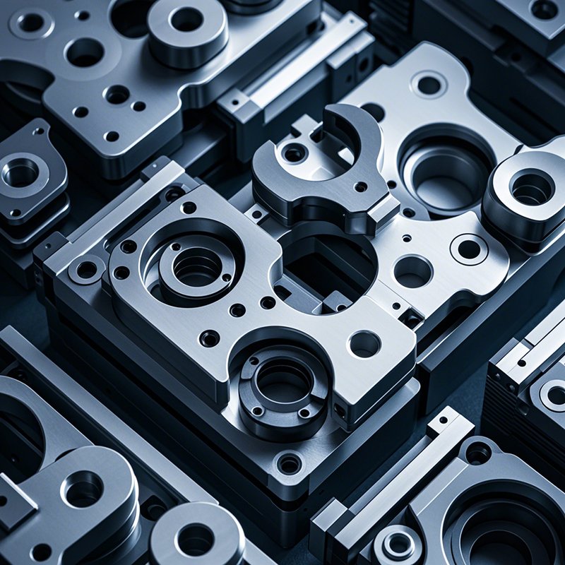 Cucstom Cnc Machined 7075 T6 Aluminum Alloy Color Anodized Parts Small Aluminum Cnc Parts
