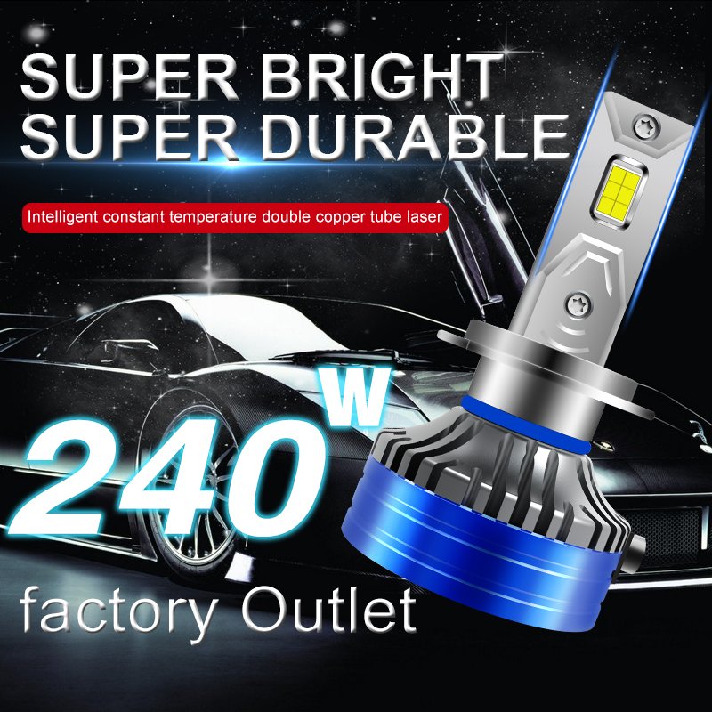 High Quality Factory 120W IP68 6000k H1/H4/H7/9005/9006 /H13 /9004/H16//9007 Car Led Lights