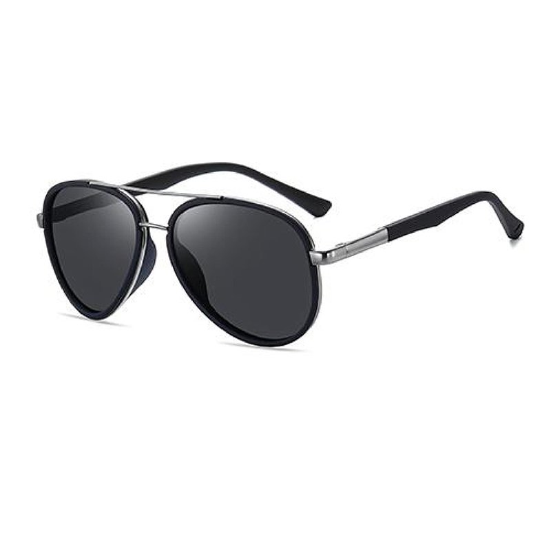 New Arrival Fashion Style Retro Vintage Man Aviation Sunglasses Square Zinc Alloy Frame Men's Sunglasses