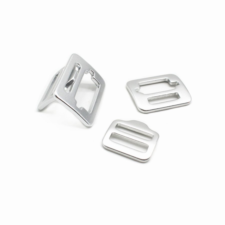 Custom Size Aviation Aluminum Handbag Hardware Strap Metal Tri Glide Slider Ring Adjuster Tri-glide Buckle for Bag Strap