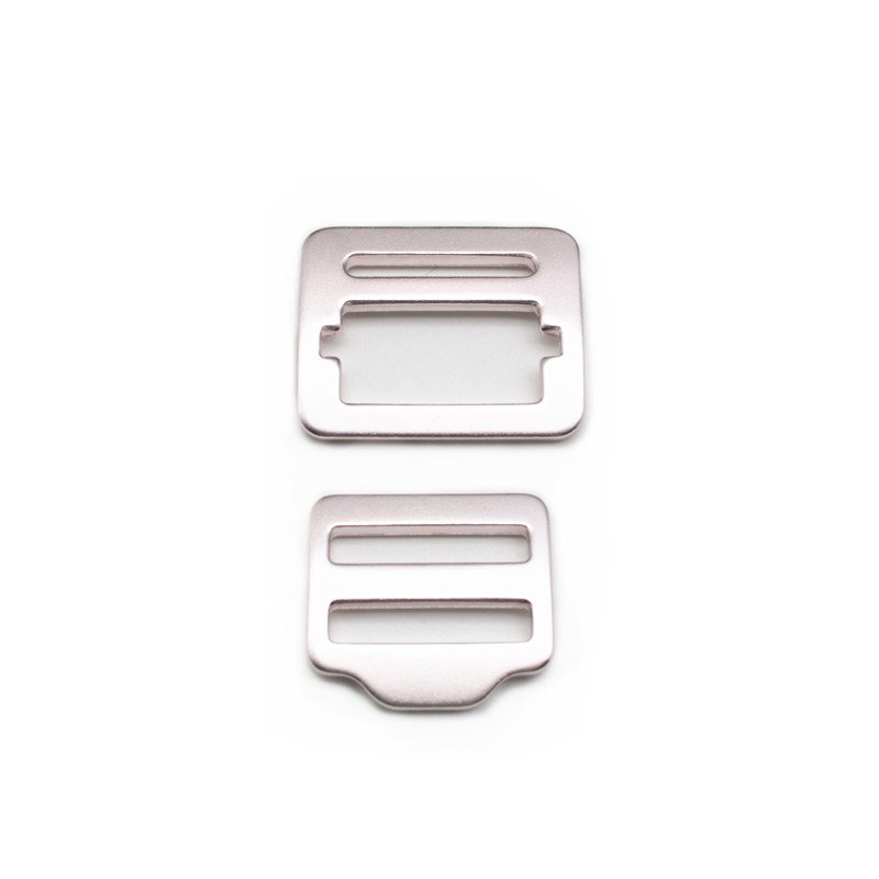 Custom Size Aviation Aluminum Handbag Hardware Strap Metal Tri Glide Slider Ring Adjuster Tri-glide Buckle for Bag Strap