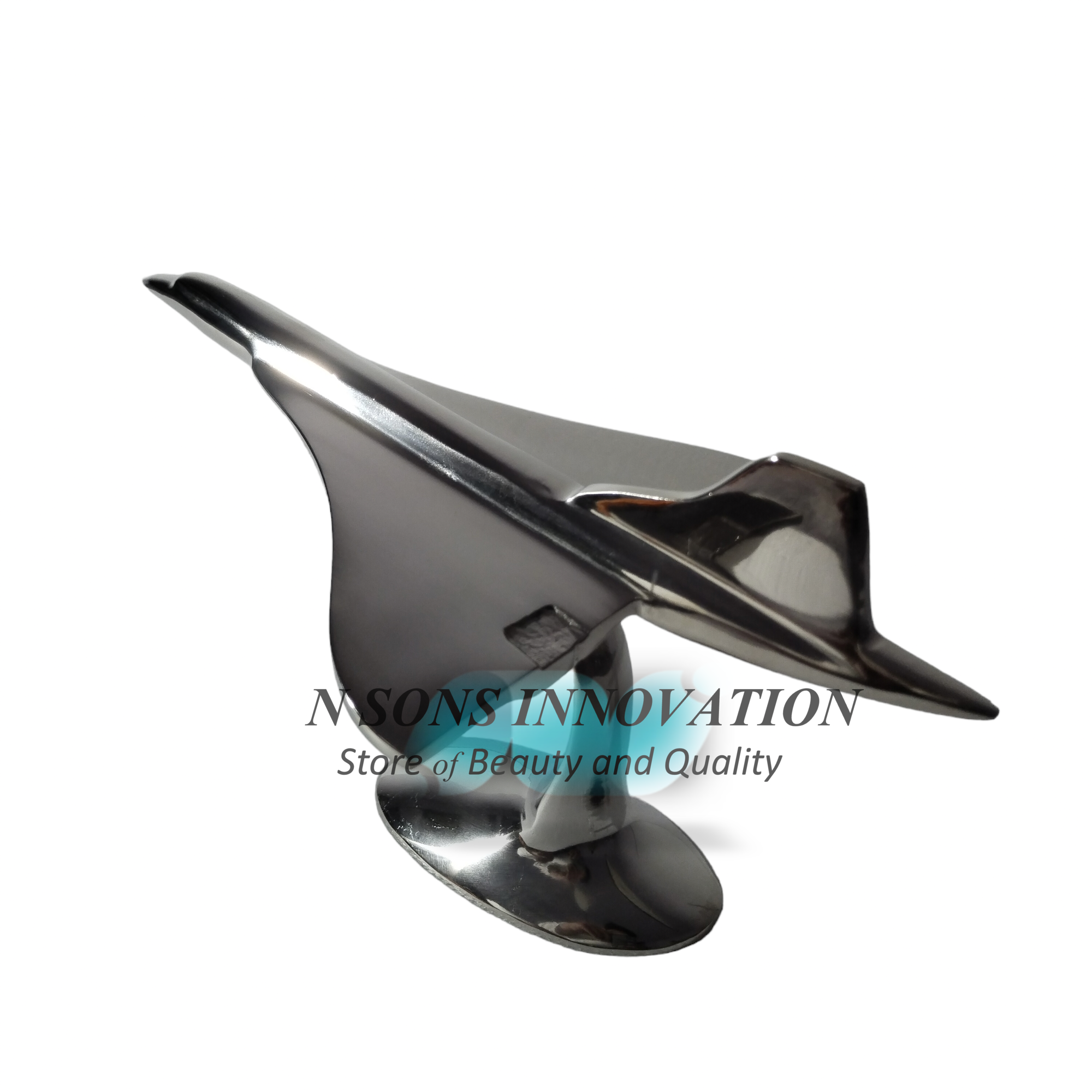 Sleek Aluminium Concorde Aircraft Model Stylish Home Decoration and Collectible for Aviation Enthusiasts