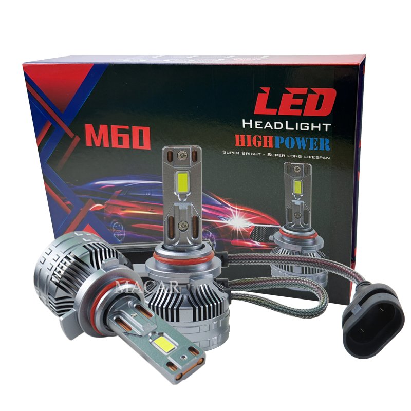 MACAR Factory Car Led 170W Light Headlight M60 LED H13 9004 9006 Canbus Function 32000 lm 12V Led Headlight 9006 High Low Beam