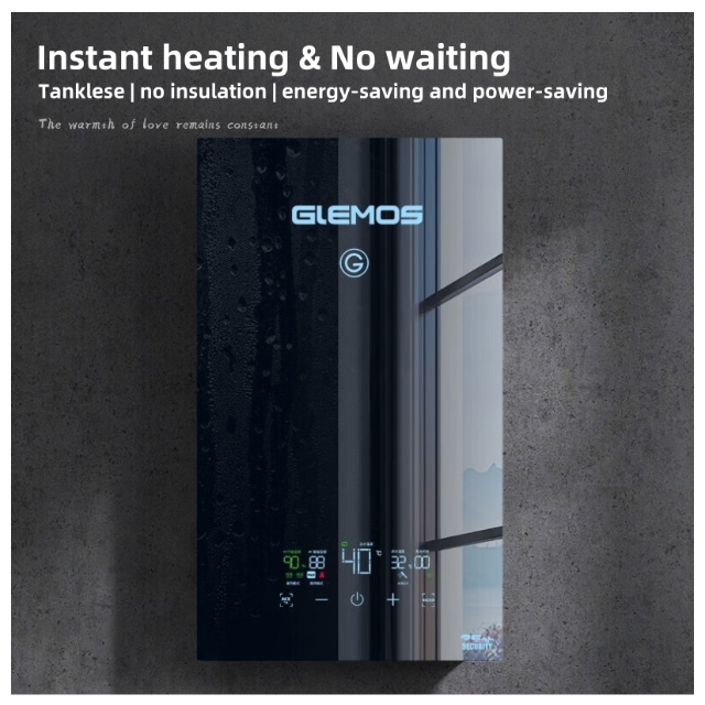 Factory Price 9kw Energy Saving Fast Heating Instantaneous Electric Hot Water Heaters for Commercial Household Shower Bathroom