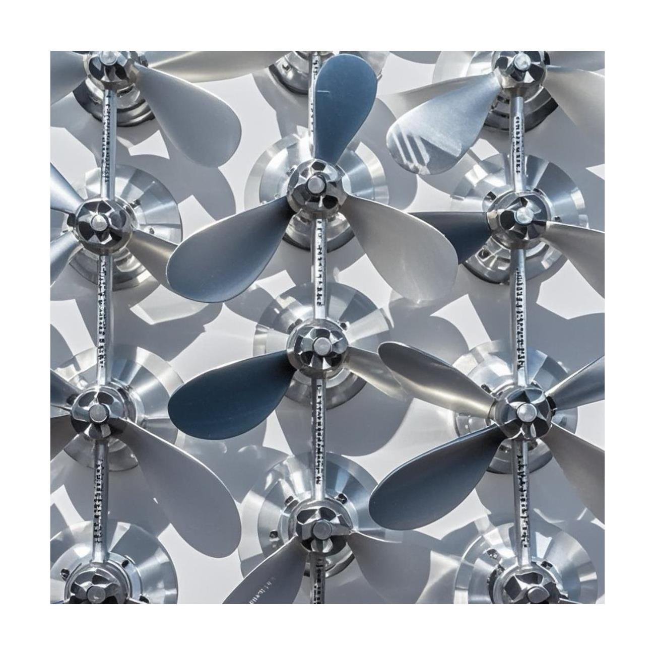 Competitive Price Five Axis CNC Machining Services Stainless Steel Brass Metal Parts 3D Model Propeller Accessories Car