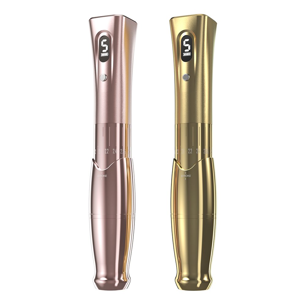Dual Battery Universal Stroke Adjustable Wireless Permanent Makeup Machine Private Label