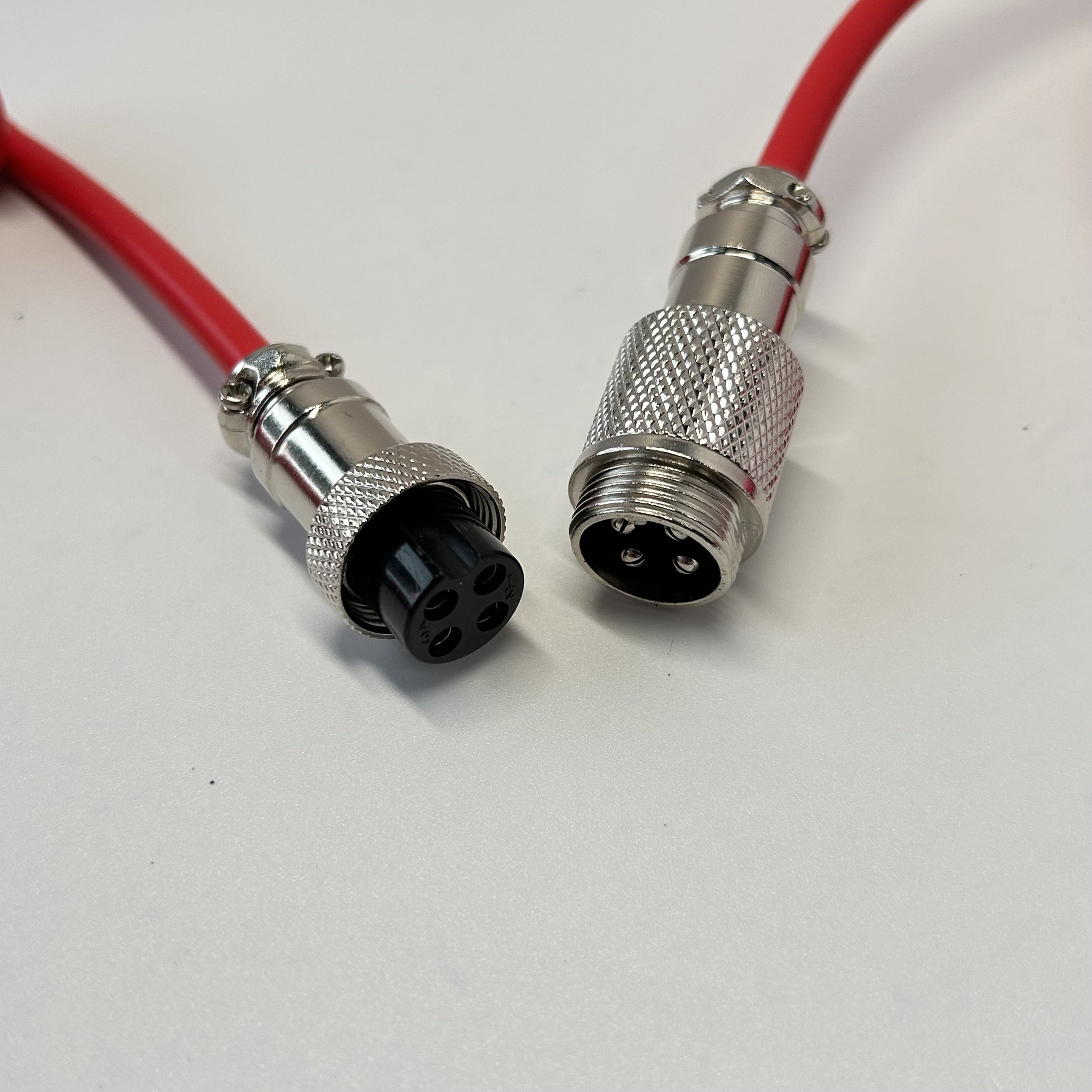 BSUN Durable Custom Customize Red Type c Spring Spiral Usb Cable Mechanical Keyboard Coiled Cable Keyboard