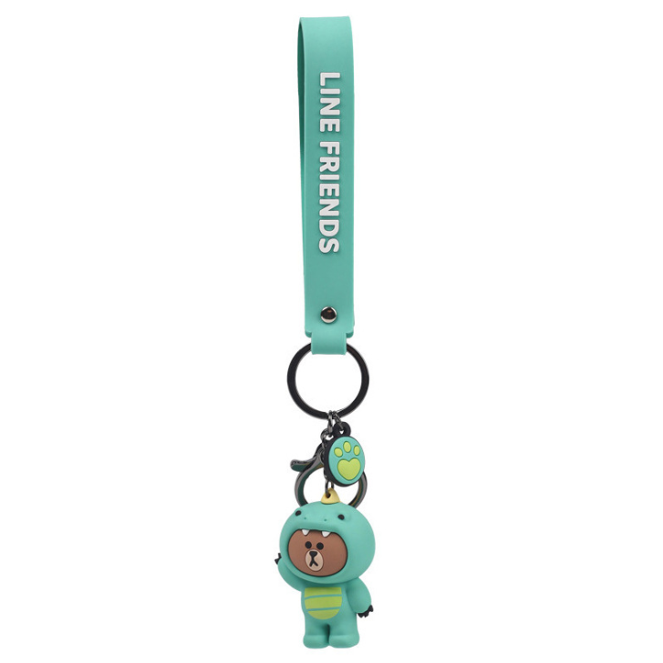 PVC Soft Plastic 3D Key Ring Stereo Soft Plastic Pendant New Sales Promotion Customization TP-22144