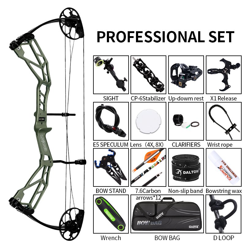 High Quality Archery Compound Bow Set Hunting Broadheads Full Accessories Pango Top Bow and Arrows Set