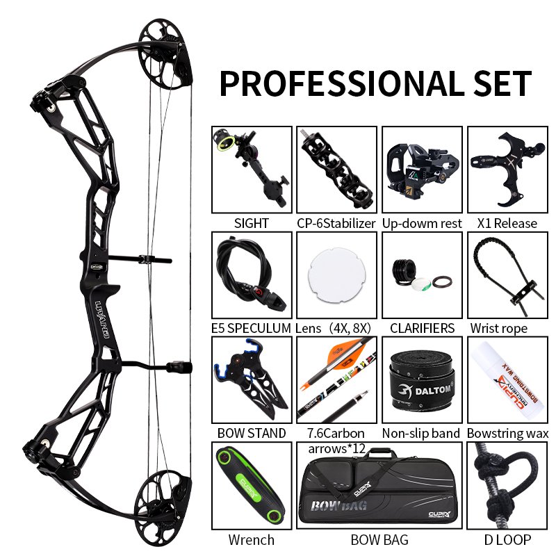 High Quality Archery Compound Bow Set Hunting Broadheads Full Accessories Pango Top Bow and Arrows Set