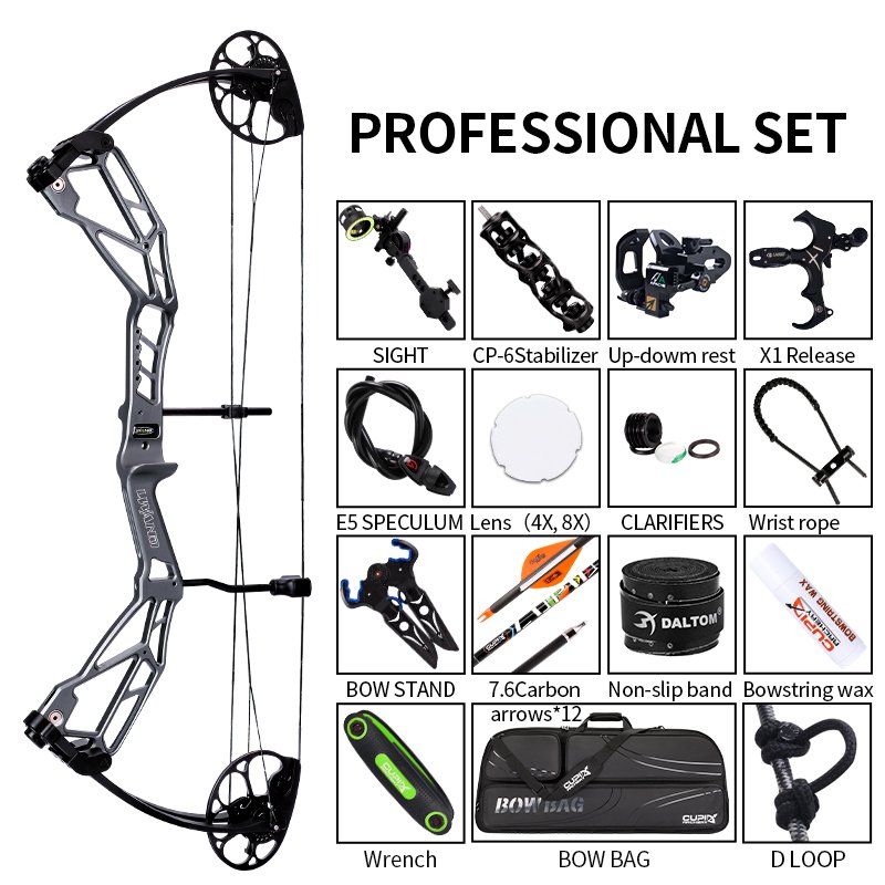 High Quality Archery Compound Bow Set Hunting Broadheads Full Accessories Pango Top Bow and Arrows Set