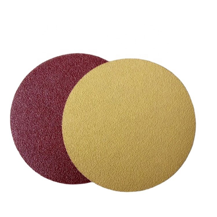 6 Inch Round Hook and Loop Sanding Disc Grinding for Automobile Refinishing Purple Ceramics Sandpaper