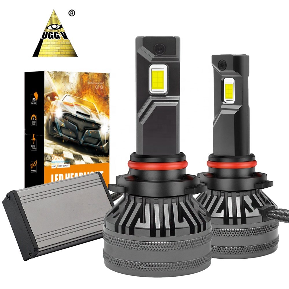 Super Bright Auto Bulb 12V24V Canbus H4/H7/H11/H13/H16/HB3/HB4/E22 Compatible Laser Logo LED Headlights E22 Custom 80W 12V H7