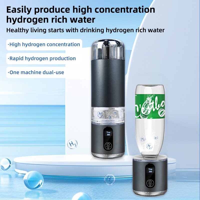 New Technology High Quality Portable Hydrogen Rich Water Generator SPE PEM Technology Hydrogen Water Bottle